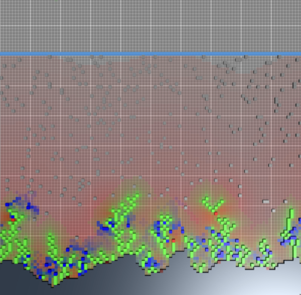 Nested circles showing multi-scale simulations